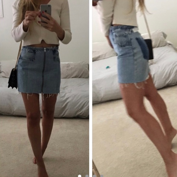 levis redone skirt